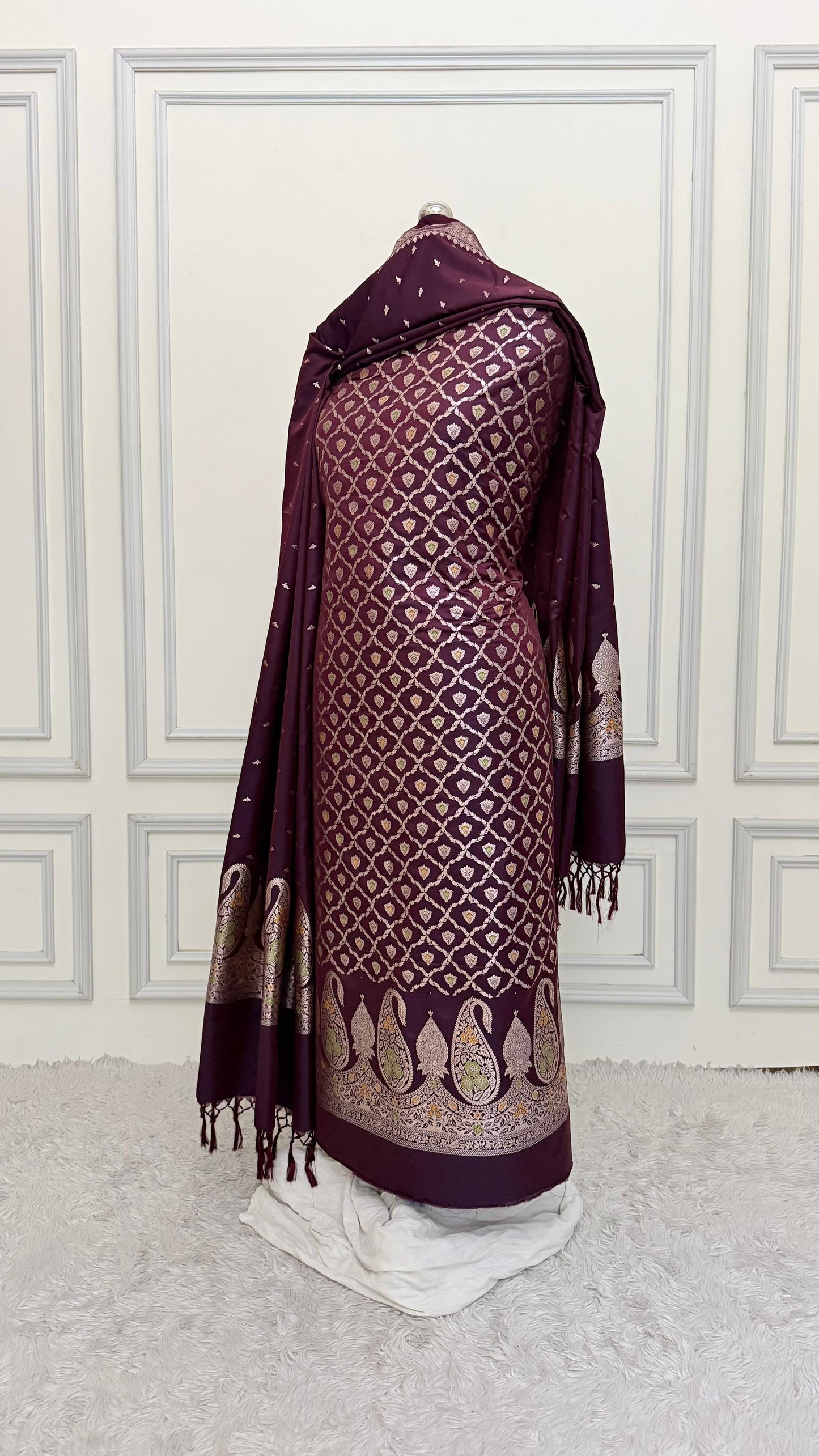 PASTLE WINE MEENEDAR 3 PIECE SUIT
