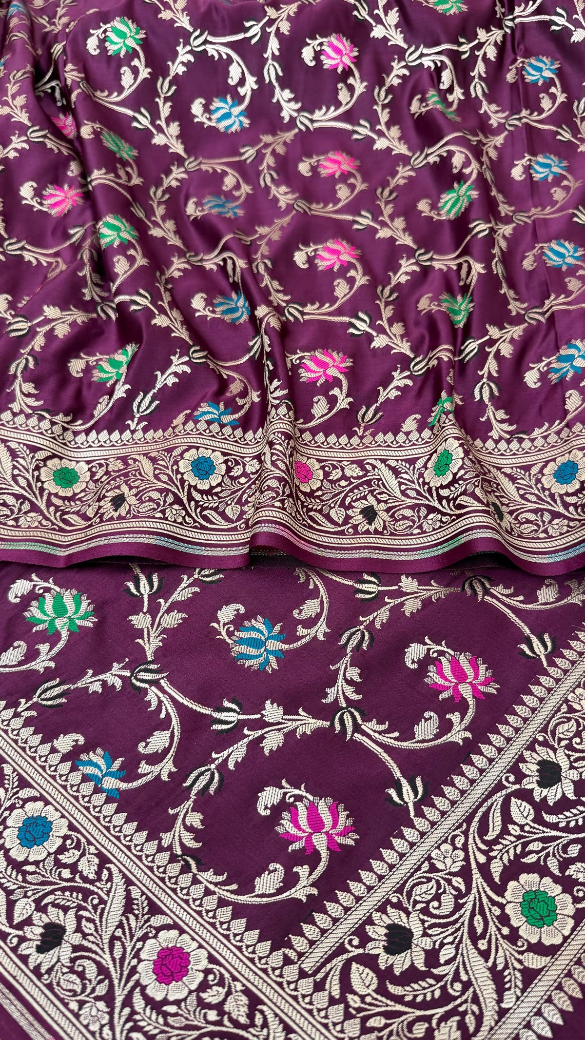 ORCHID COLOR MASHRU SILK 3 PIECE SUIT