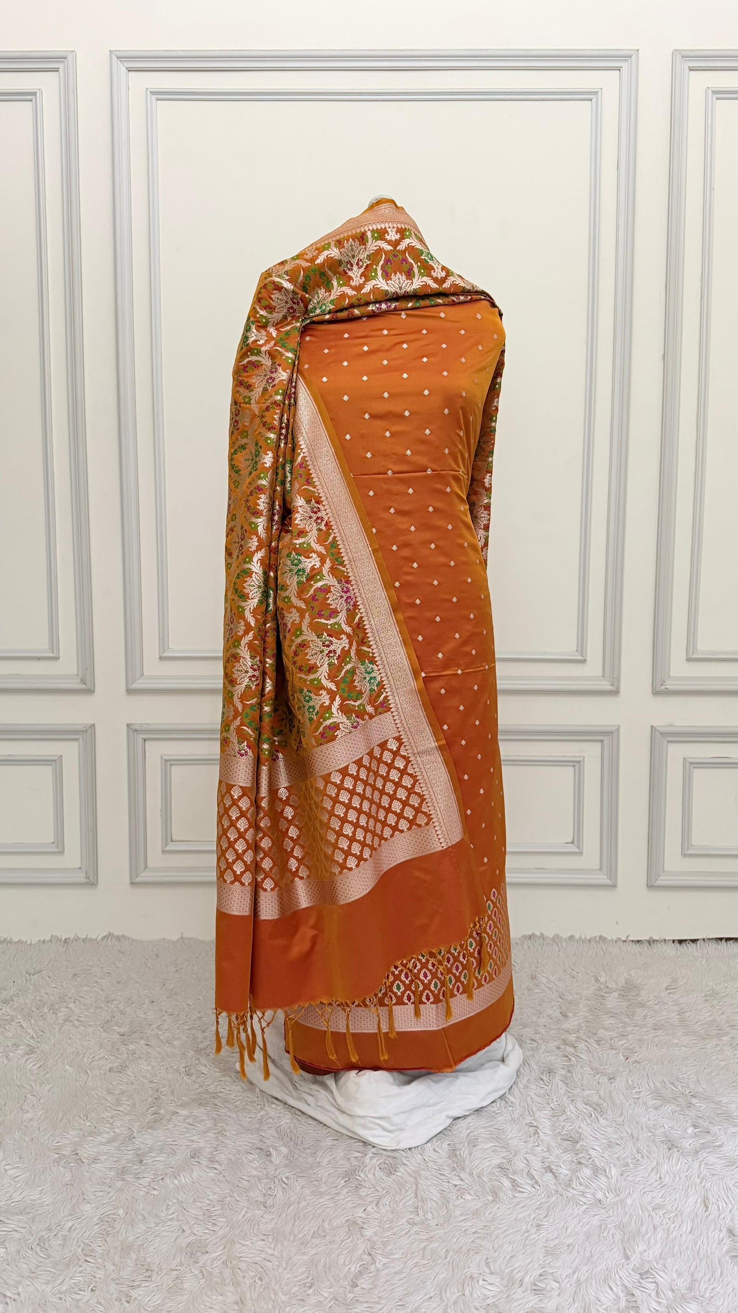 PASTLE MUSTARD MEENEDAR 3 PIECE SUIT