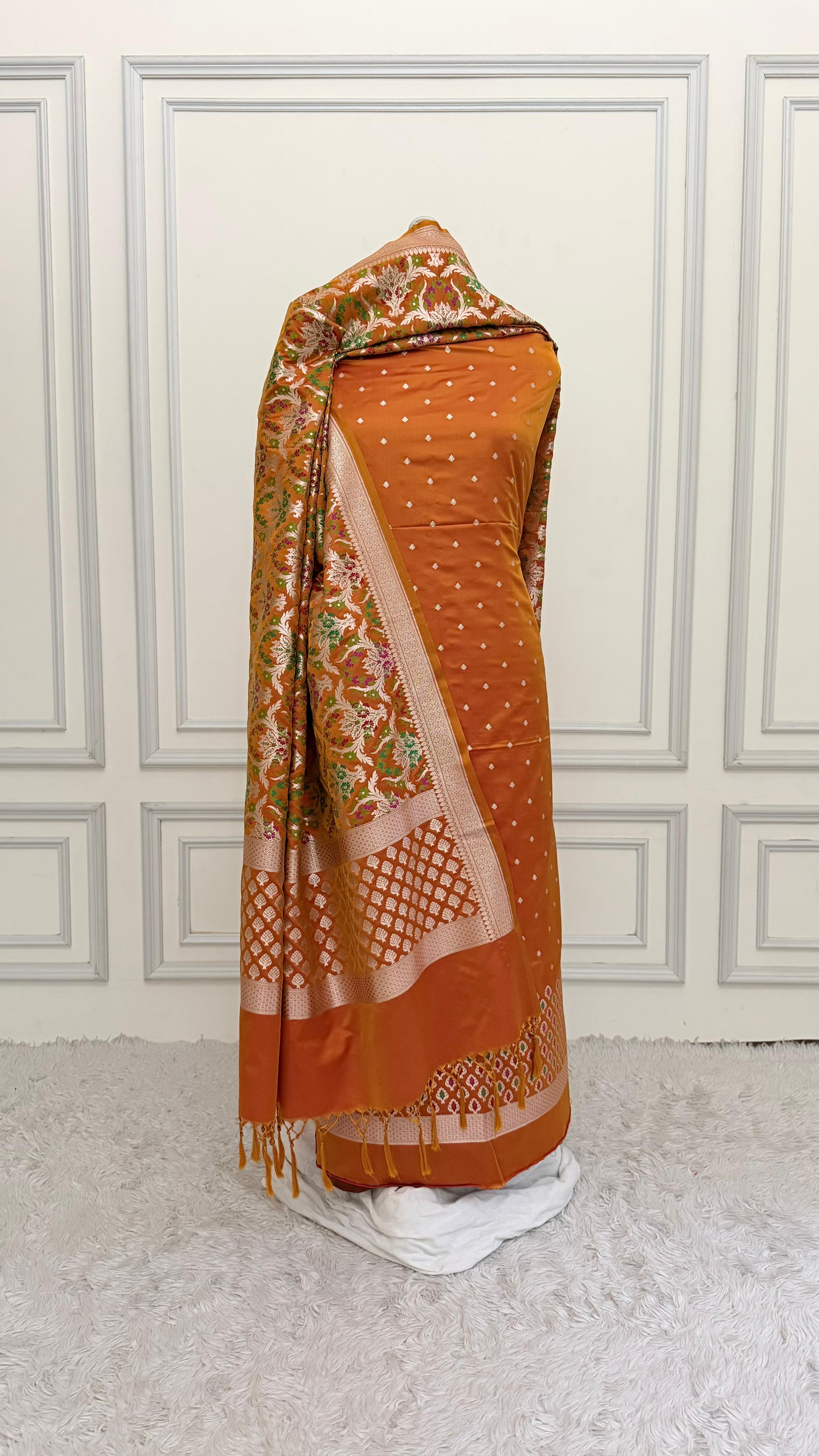 PASTLE MUSTARD MEENEDAR 3 PIECE SUIT