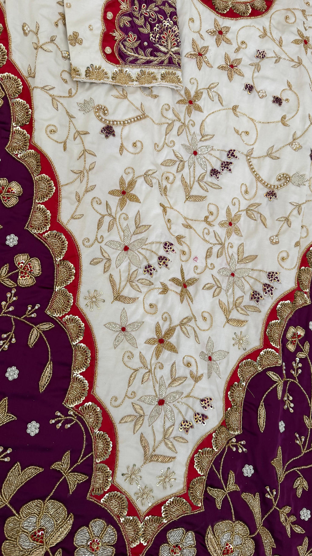 PARTY WEAR MASHRU SILK BASED ZARDOZI SALWAR SUIT