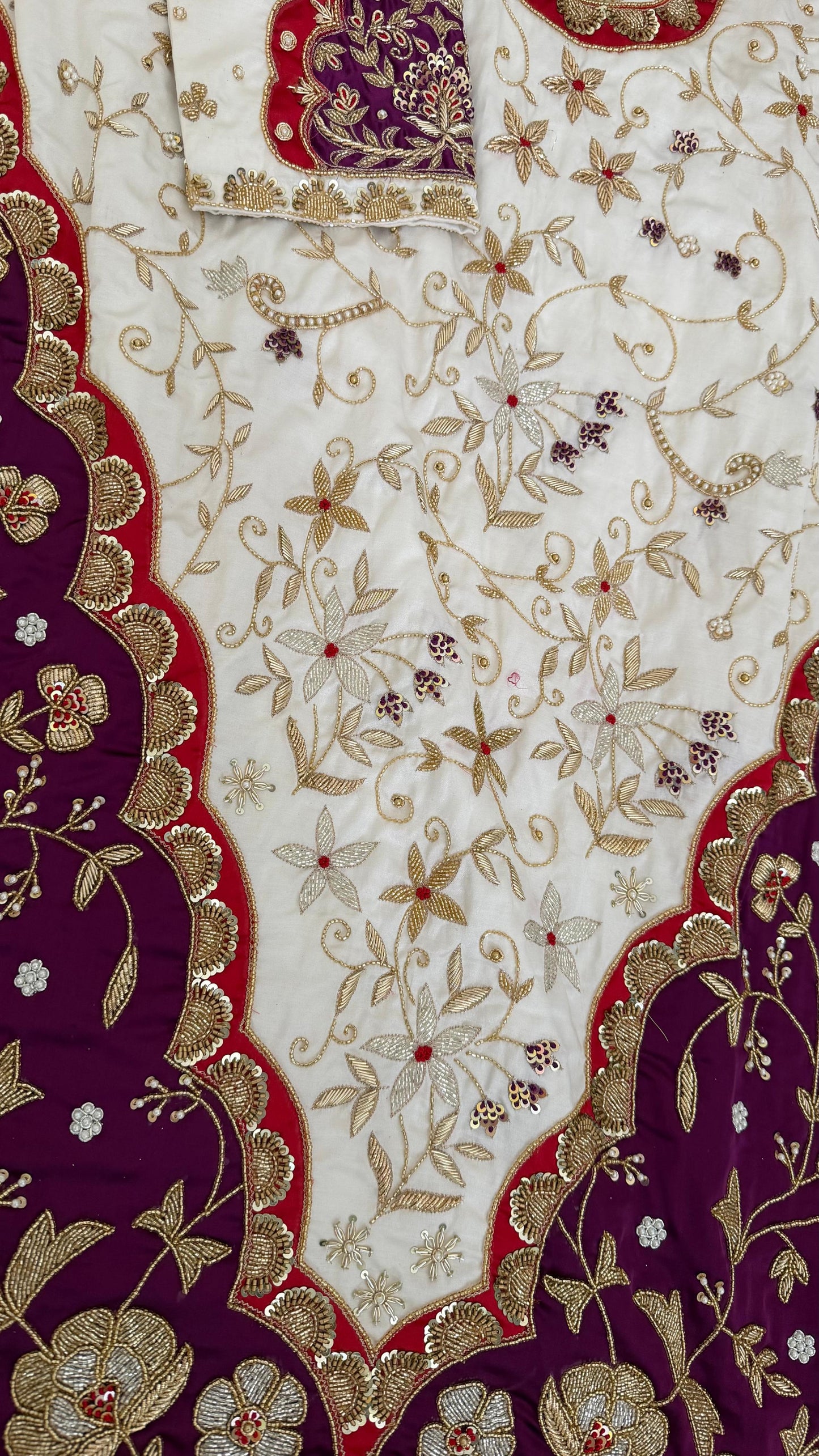 PARTY WEAR MASHRU SILK BASED ZARDOZI SALWAR SUIT