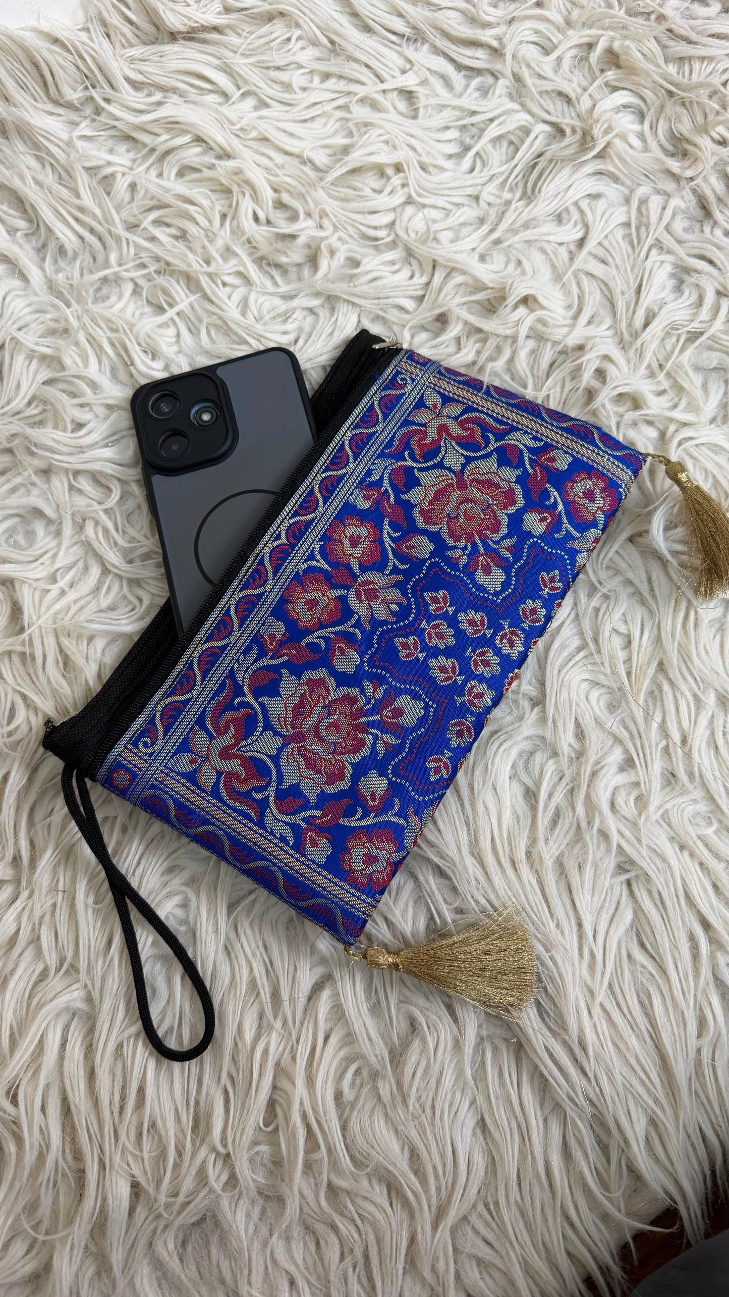 BANARASI BLUE COLOR WALLET