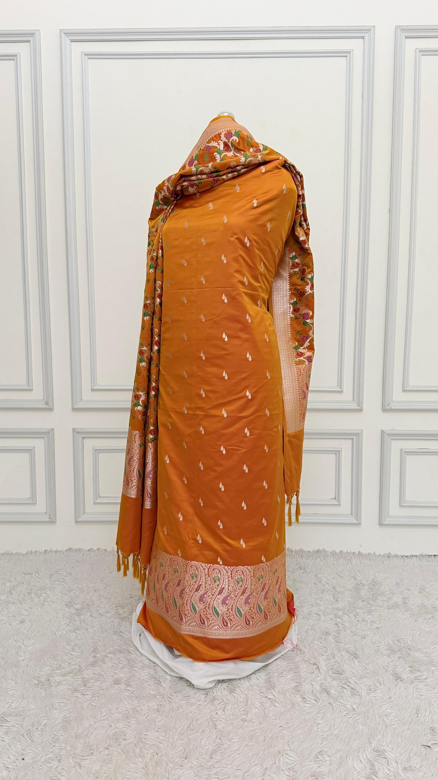 MUSTARD COLOR MEENEDAR 3 PIECE SUIT
