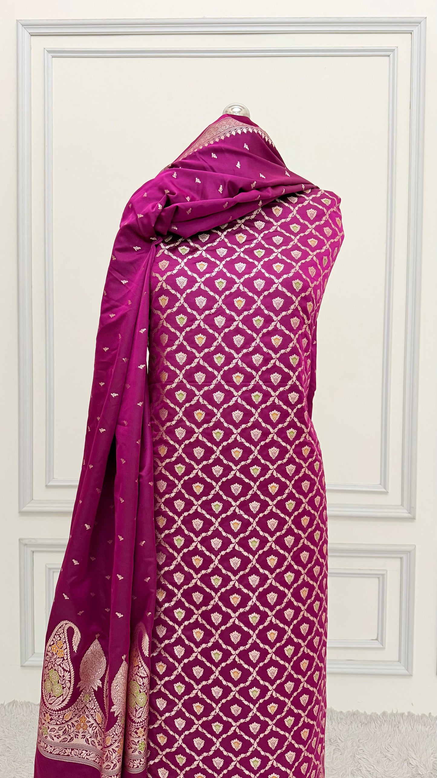 WINE COLOR MEENEDAR 3 PIECE SUIT