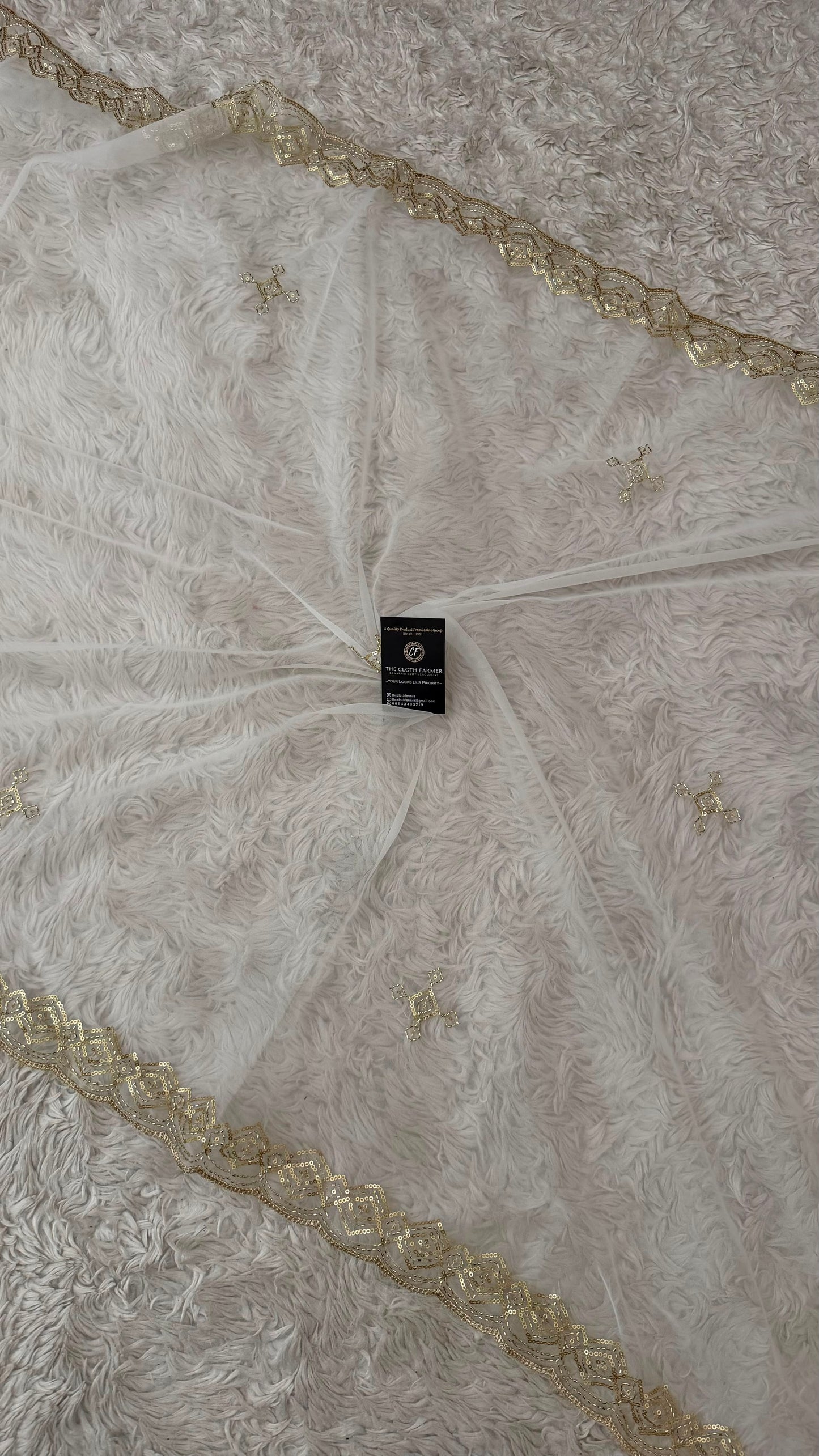 DYEABLE ORGANZA DUPATTA