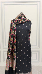 BLACK COLOR MEENEDAR 3 PIECE SUIT