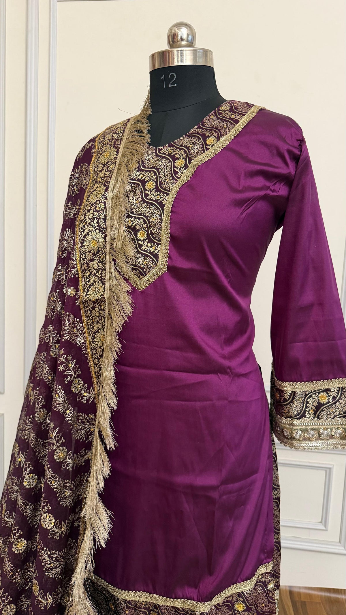 DARK PURPLE GHARARA