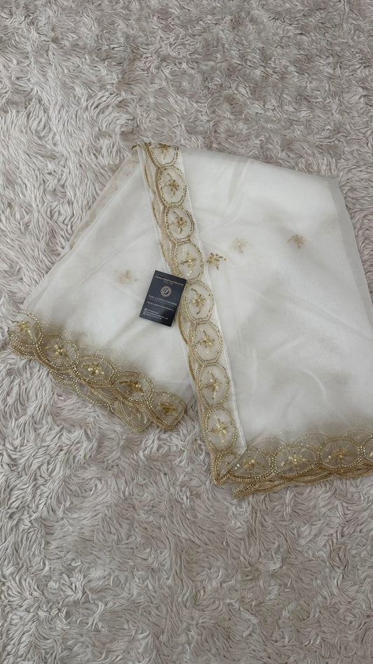DYEABLE ORGANZA DUPATTA