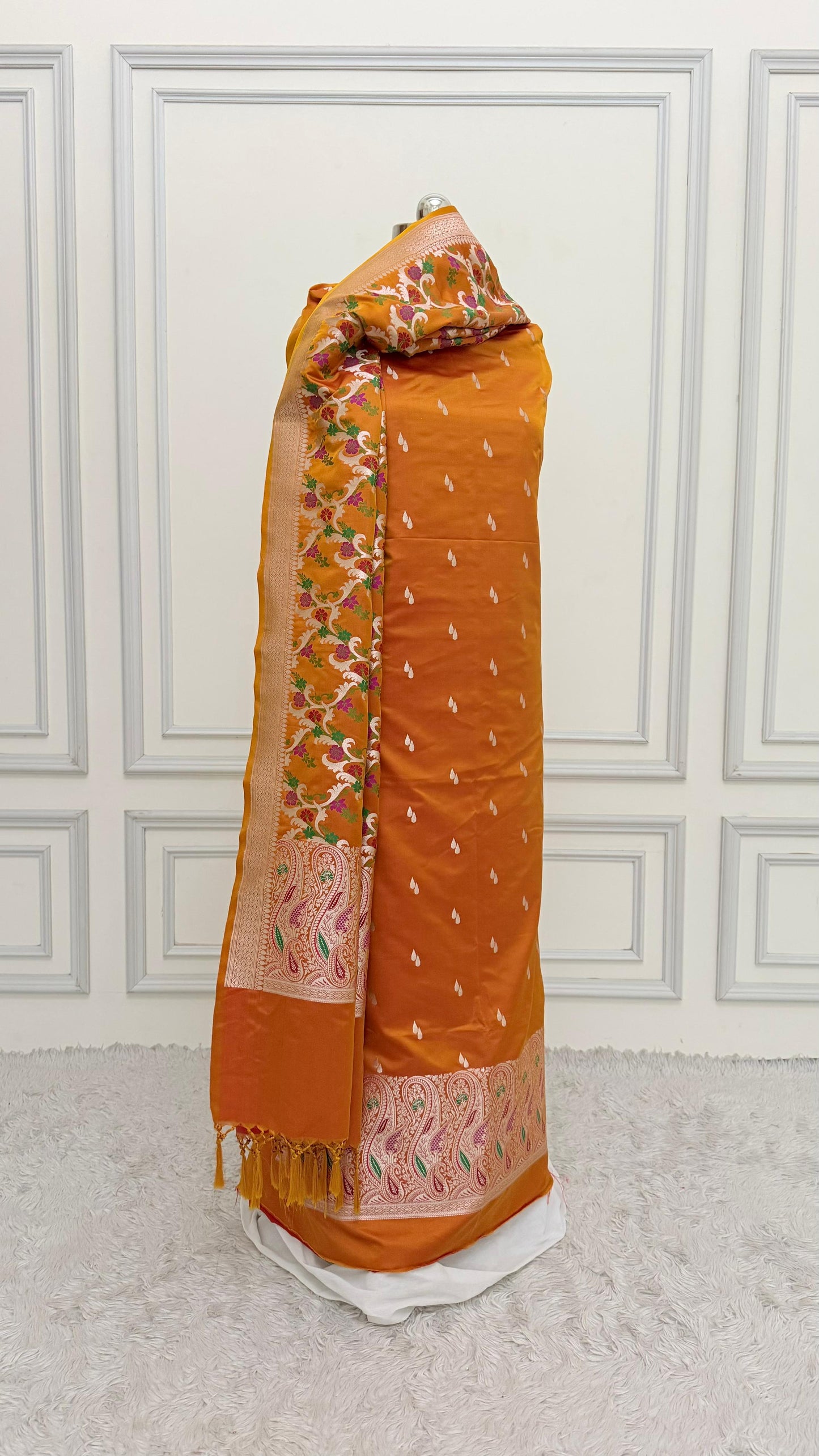 MUSTARD COLOR MEENEDAR 3 PIECE SUIT