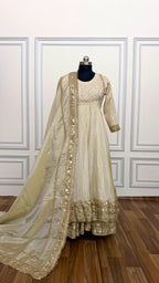 COSMO SILK BASED DOUBLE LAYER ANARKALI