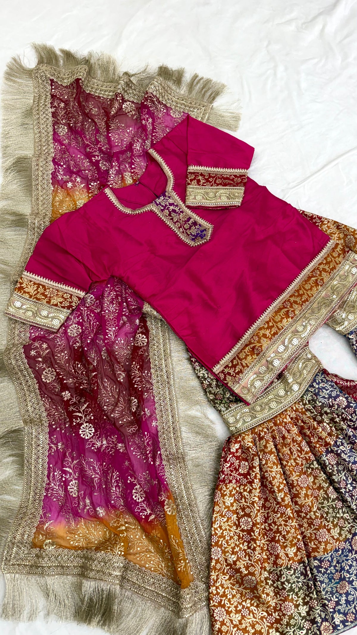RANI TOP RAINBOW GHARARA