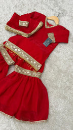RED SHADE LITTLE PRINCESS GHARARA