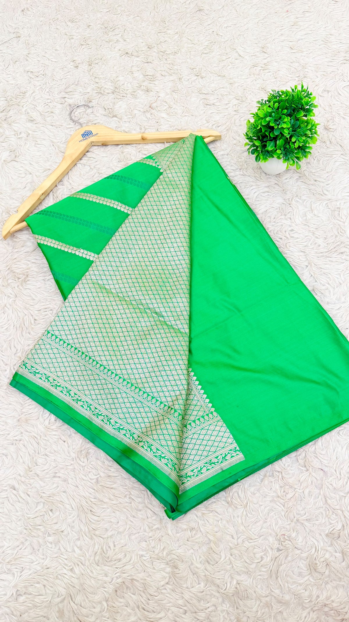 MALACHITE GREEN ADA DESIGN MASHRU KATAAN SILK