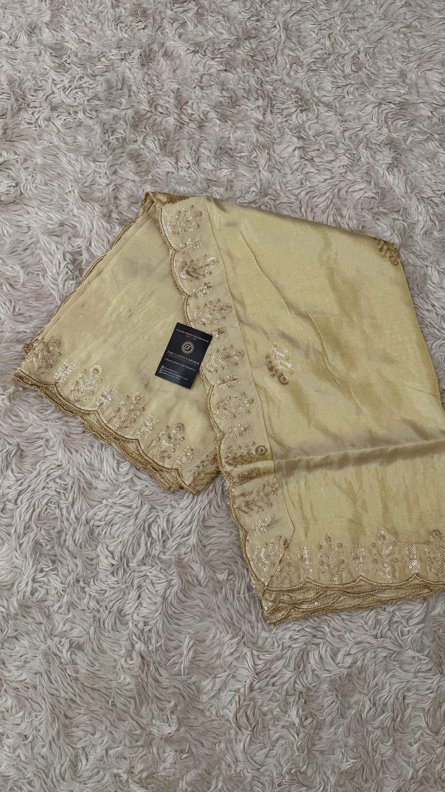 DYEABLE COSMO SILK DUPATTA