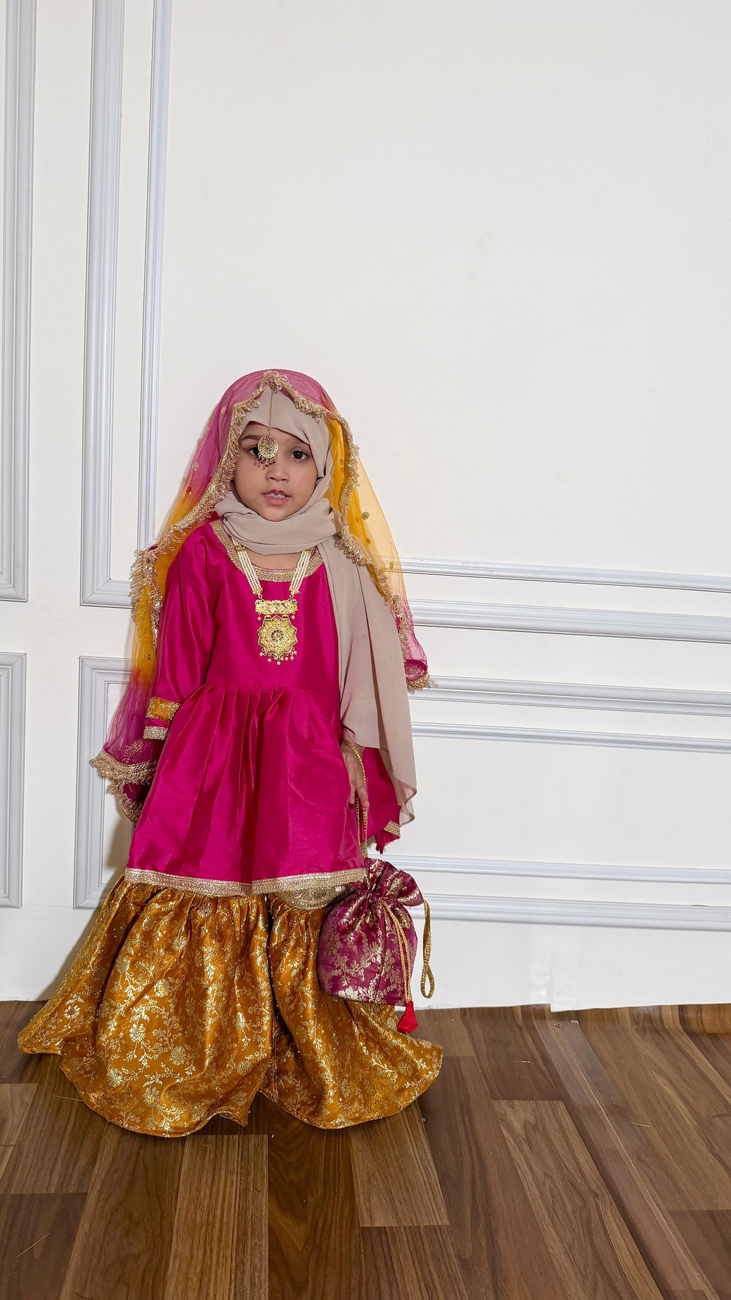 Little princess frock and gharara