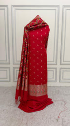 RED COLOR MEENEDAR 3 PIECE SUIT