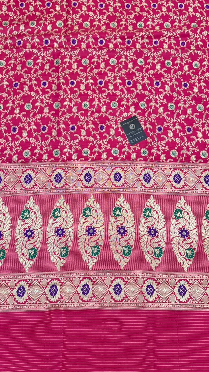 MASHRU SILK RANI MEENEDAR DUPATTA