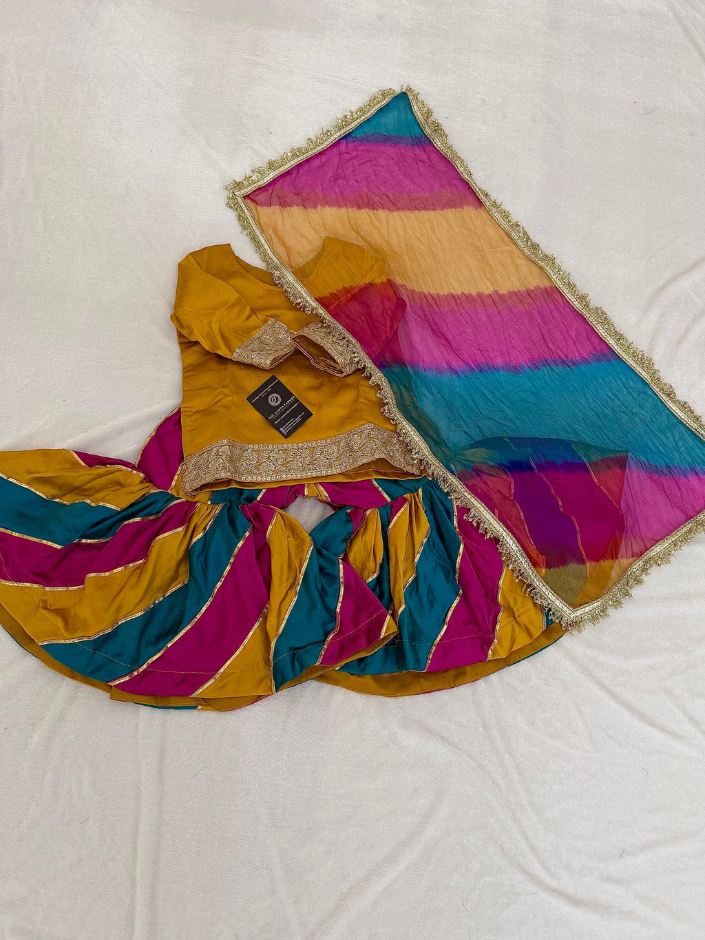 GOTA PATTI MULTI COLOR GHARARA