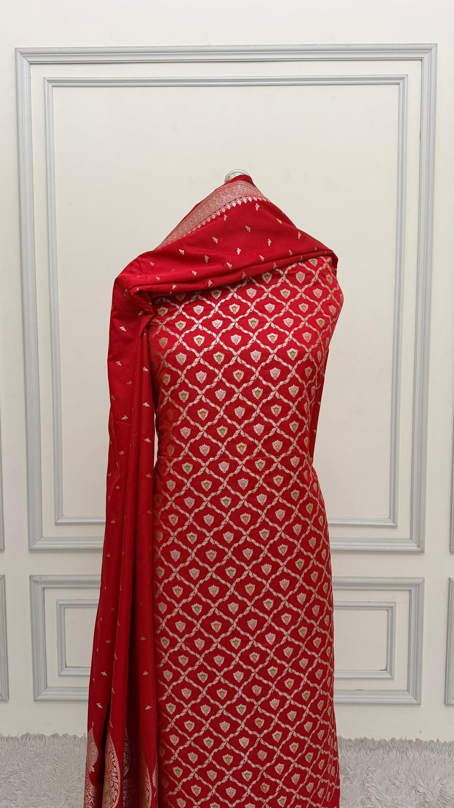 MAROON COLOR MEENEDAR 3 PIECE SUIT