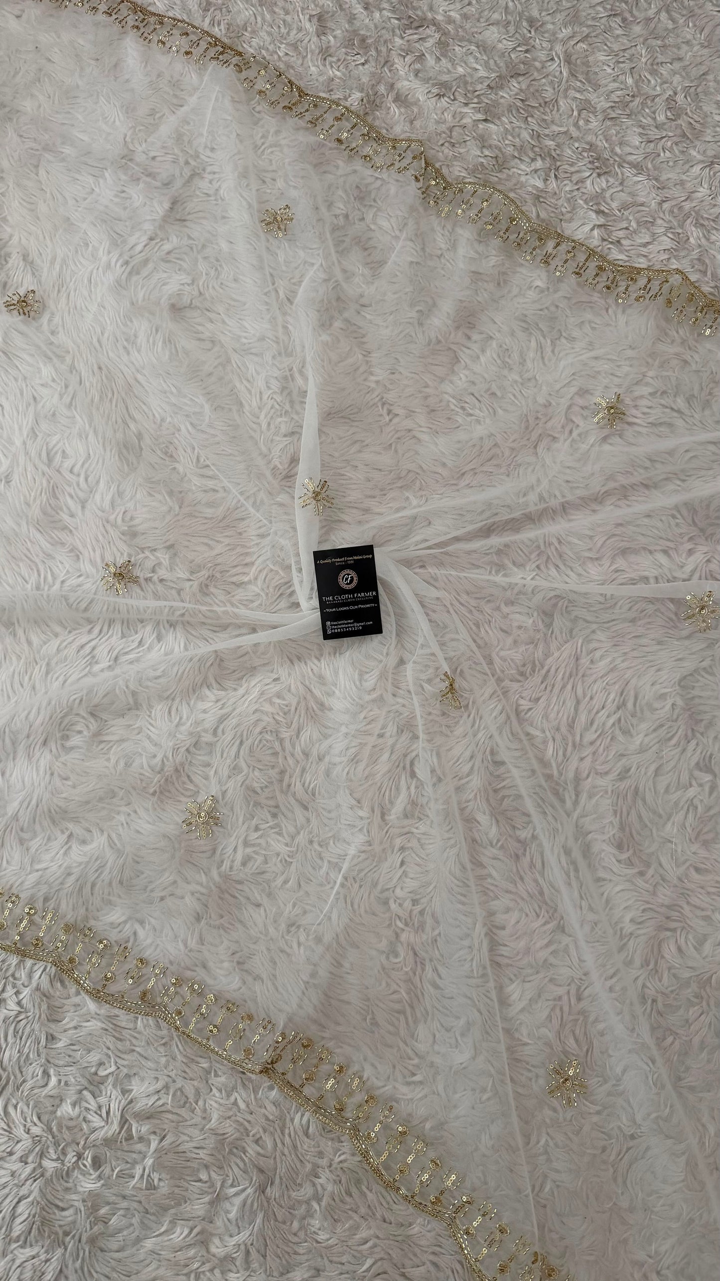 DYEABLE ORGANZA DUPATTA