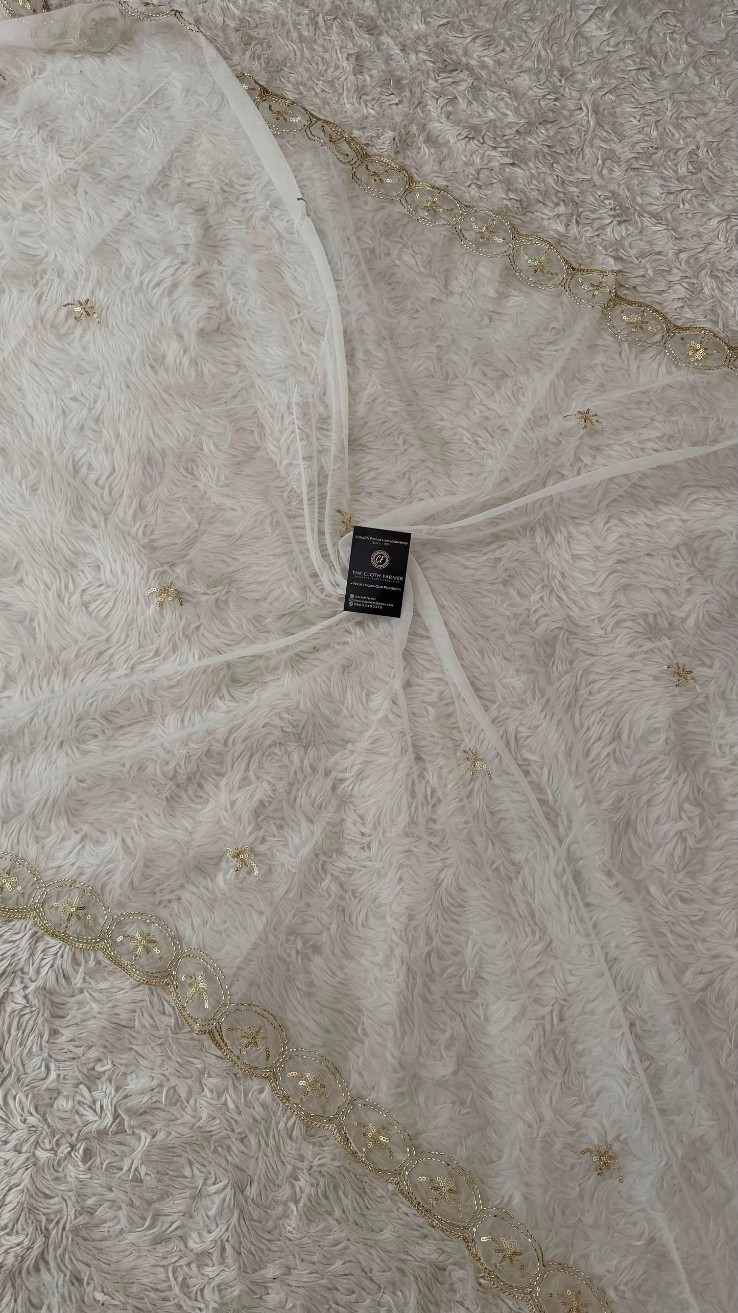 DYEABLE ORGANZA DUPATTA