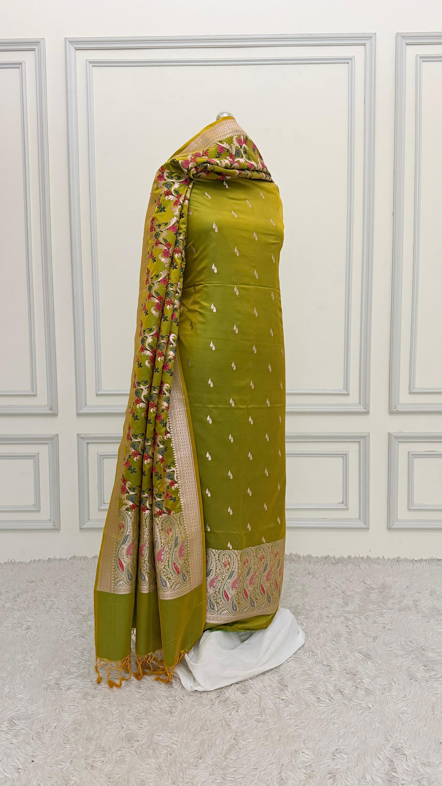 MEHENDI COLOR MEENEDAR 3 PIECE SUIT