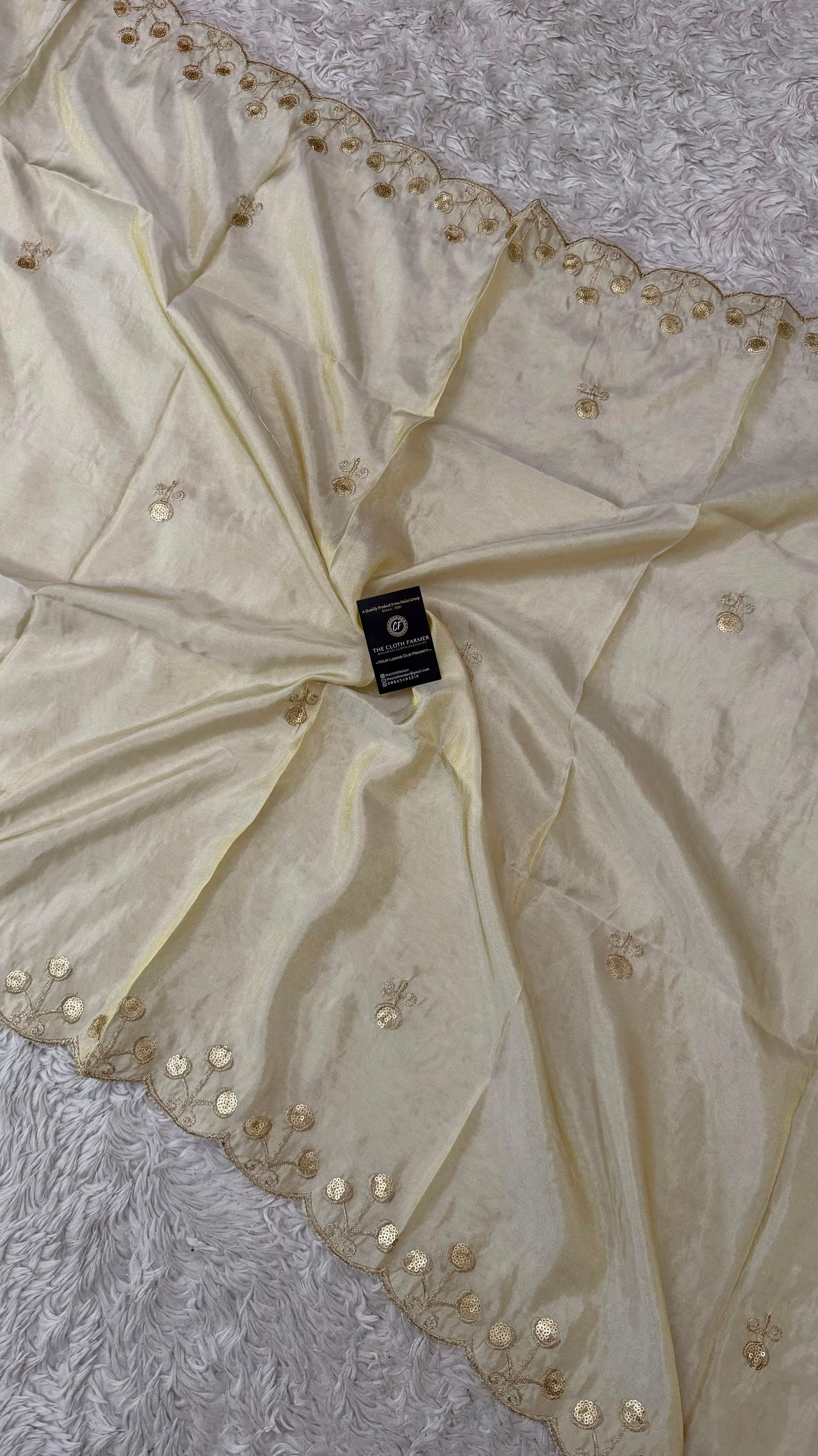 DYEABLE COSMO SILK DUPATTA