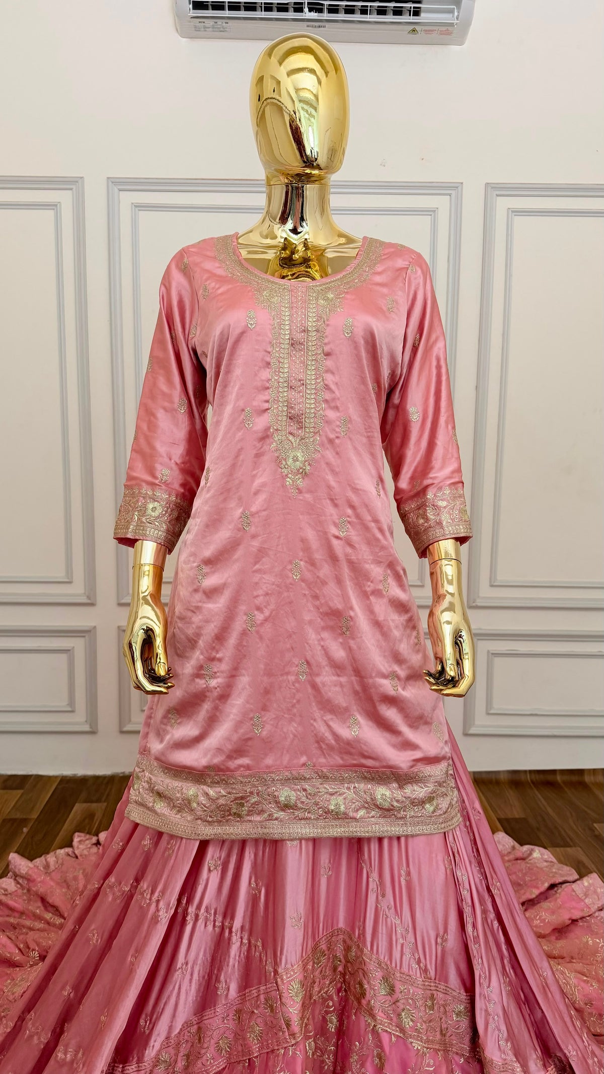 LIGHT BABY PINK FARSHI