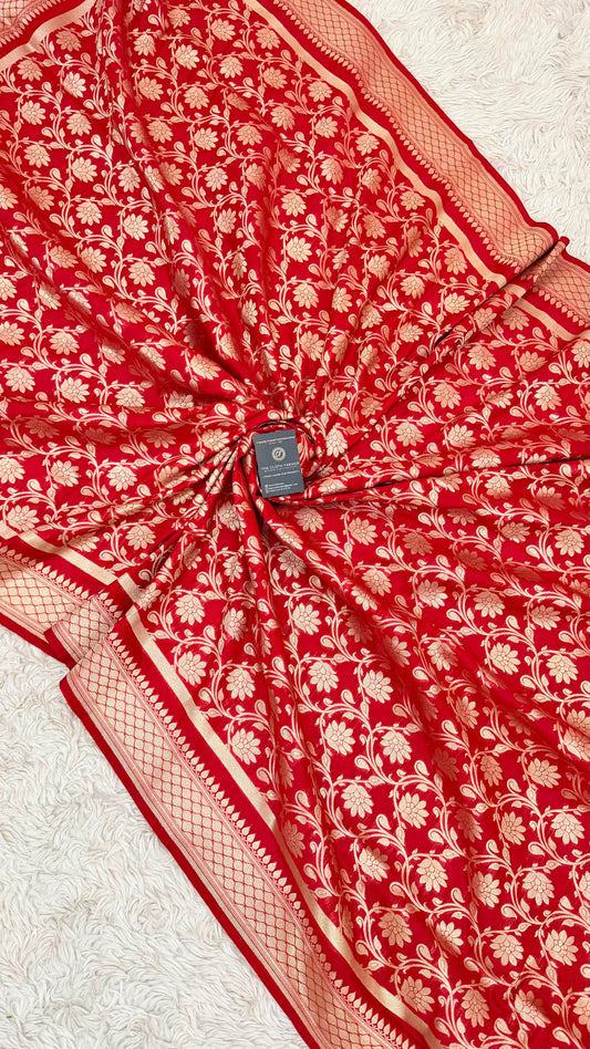 MASHRU SILK MAROON DUPATTA