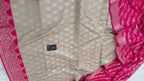 RANI PINK CONTRAST COTTON SILK 3 PIECE SUIT